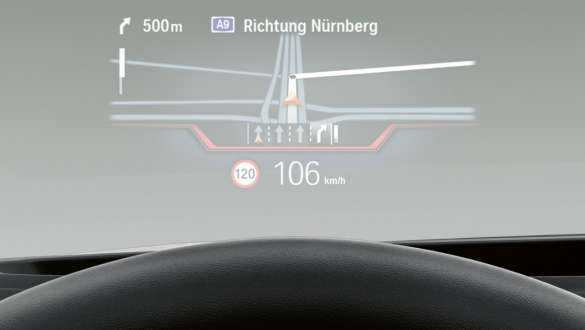 Проекційний дисплей BMW BMW 3 серії Sedan LCI G20, проекційний дисплей BMW.
