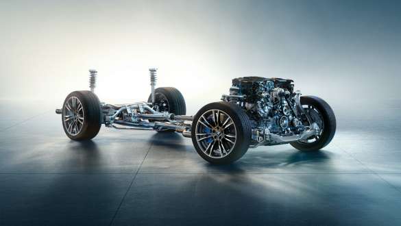 Технологія м’якого гібрида BMW 5 серії Седан G30 двигун Технологія м’якого гібрида BMW 5 серії Седан G30 ходова частина