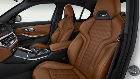 Сидіння M Sport BMW M3 Competition Седан G80 2020 BMW M3 Competition Седан G80 2020 сидіння M Sport інтер’єр