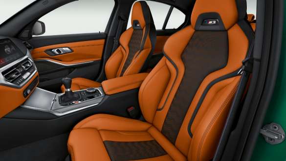 Сидіння M Sport BMW M3 Седан G80 2020 BMW M3 Седан G80 2020 сидіння M Sport інтер’єр