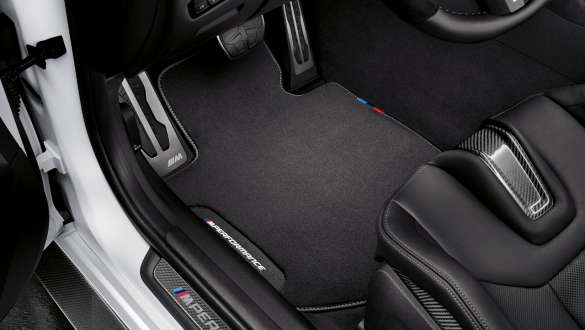 Килимки M Performance BMW М3 Седан G80 2020 BMW М340і xDrive Седан G80 2020, килимки M Performance, інтер’єр