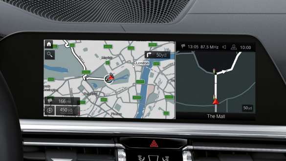 BMW Live Cockpit Professional, автомобілі BMW M серії 3 Седан G80 G20 Автомобілі BMW M 3 серії Седан G80 G20 BMW Live Cockpit Professional, дисплей керування, інтер’єр.