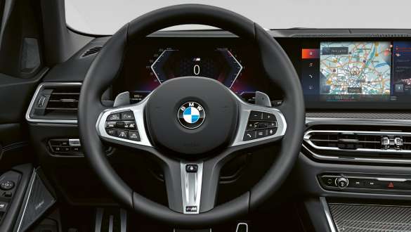 Шкіряне кермо BMW M340i xDrive та M340d xDrive Touring G21 BMW M340i xDrive та M340d xDrive Touring G21, шкіряне кермо M.