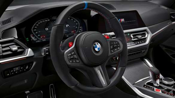 Кермо М Performance Pro BMW M4 Coupé G82 2020 Кермо М Performance всередині BMW M4 Coupé G82