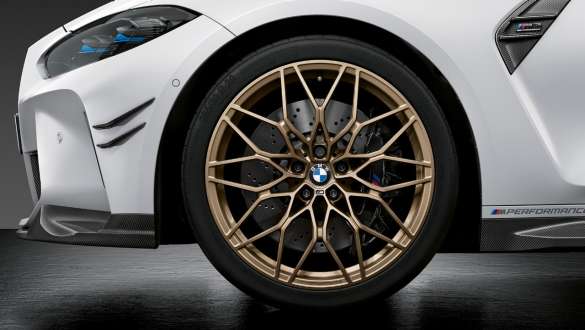 20 та 21 дюймові ковані колеса М Performance 1000 М BMW M4 Coupé G82 2020 BMW M4 Coupé G82 2020, 20 та 21 дюймові ковані колеса М Performance 1000 М крупним планом