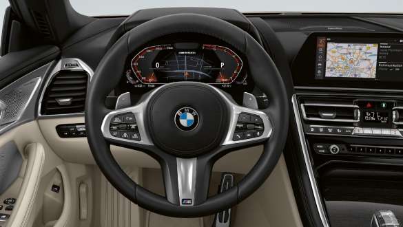 Шкіряне кермо М. Кабіна BMW M850i xDrive Кабріолет зі шкіряним кермом M.