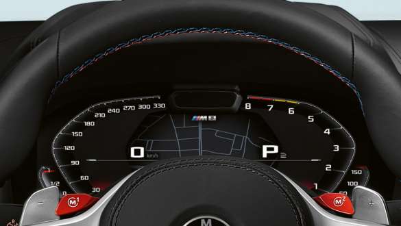 Приладова панель М. Приладова панель М в BMW M8 Competition Кабріолет.