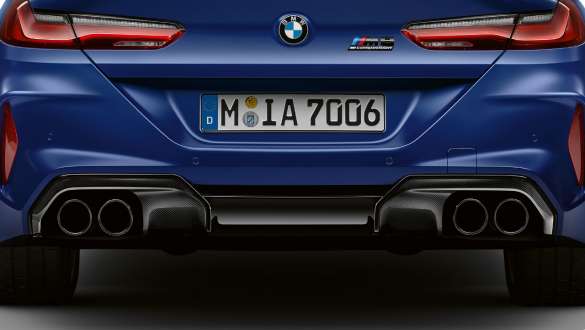 Вихлопна система M Sport. BMW M8 Competition Coupé з вихлопною системою M Sport.