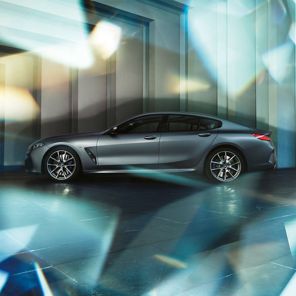 BMW M850i xDrive Gran Coupé, силует BMW M850i xDrive Gran Coupé, дизайн, силует