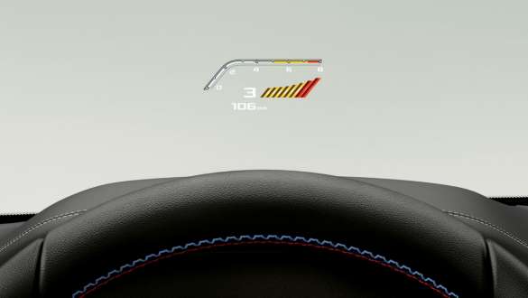 Дисплей BMW Head-Up з особливим дисплеєм М. BMW X4 M Competition та BMW X4 M, дисплей BMW Head-Up з особливим дисплеєм М.