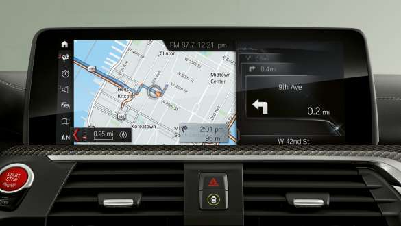 Автомобілі BMW X4 M, Система навігації Professional. Автомобілі BMW X4 M, Control Display, Система навігації Professional.