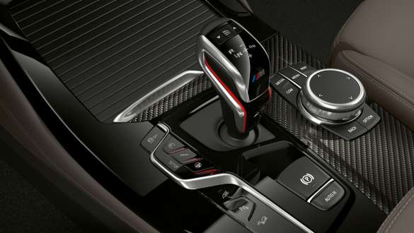 8-ступінчаста коробка передач M Steptronic. BMW X4 M Competition та BMW X4 M, салон, важіль перемикання передач M, 8-ступінчаста коробка передач M Steptronic.