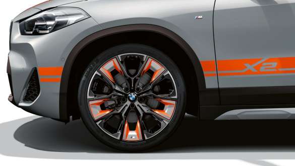 Колісні арки на BMW X2 F39 Колісні арки на BMW X2 F39 2020 у кольорі Brooklyn Grey, вид збоку