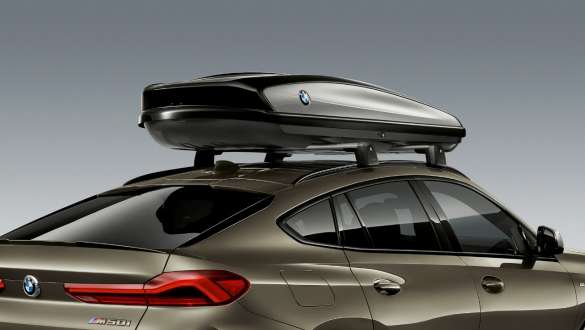 Багажний бокс BMW 520, black/titanium silver на BMW X6 G06 2019 екстер’єр Багажний бокс BMW 520, black/titanium silver на BMW X6 G06 2019 екстер’єр