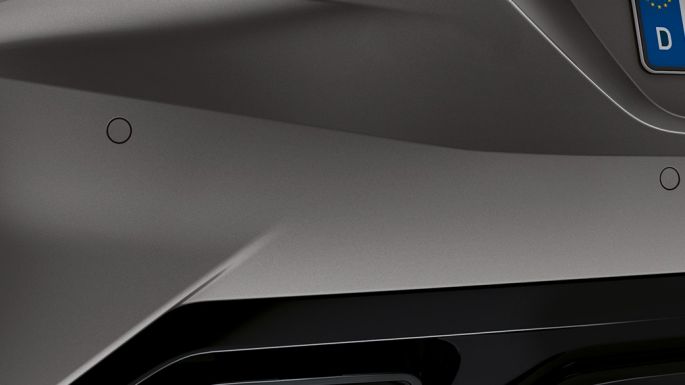 BMW Z4 Roadster обробка вихлопної труби Обробка вихлопної труби сірого BMW Z4 Родстер