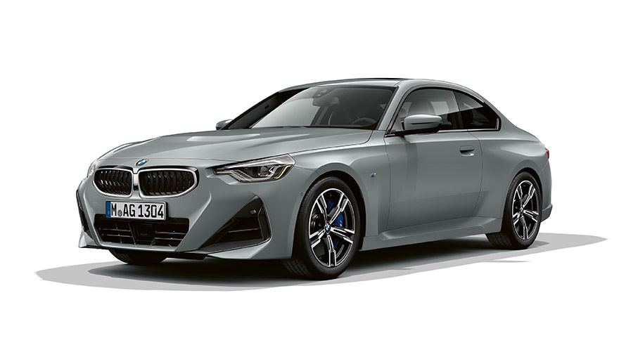 Вид спереду в три чверті BMW 2 серії Coupé 220i G42 BMW 2 Series Coupé 220i G42 , вид спереду в три чверті