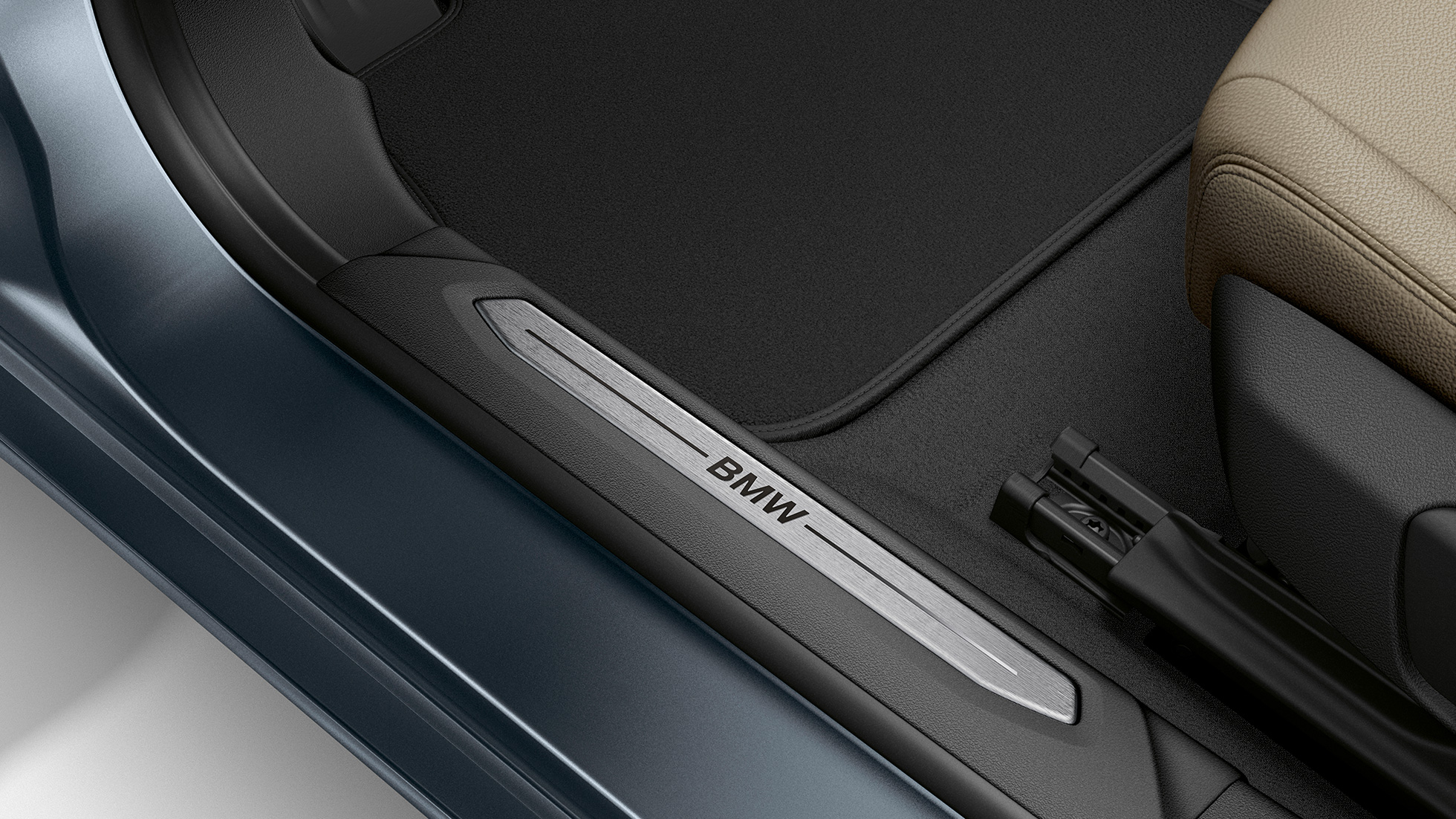 Оздоблення порогів BMW 2 серії Gran Coupé Модель Luxury Line F44 Оздоблення порогів BMW 2 серії Gran Coupé Модель Luxury Line F44 інтер'єр