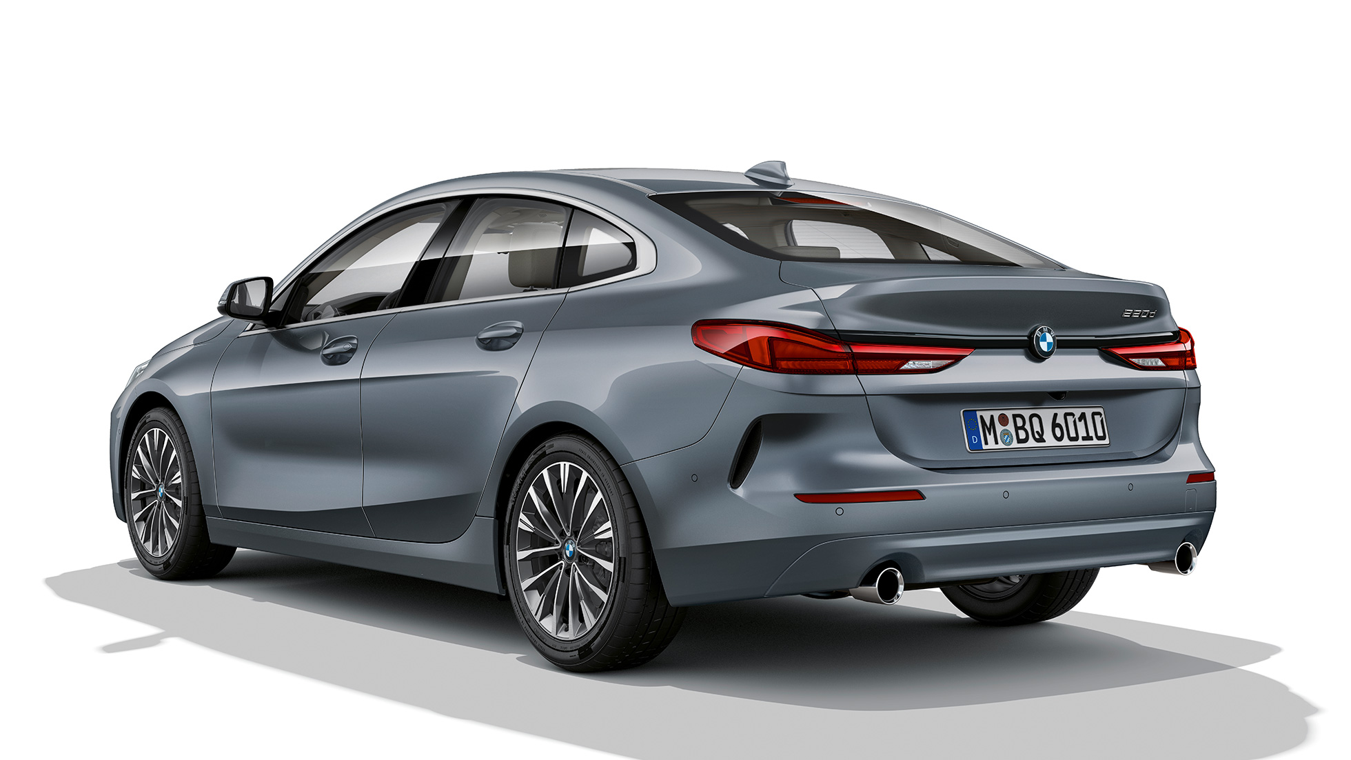 Легкосплавні колісні диски 17" BMW 2 серії Gran Coupé Модель Luxury Легкосплавні колісні диски 17" BMW 2 серії Gran Coupé Модель Luxury Line Storm Bay металік F44 вид збоку з поворотом в три чверті