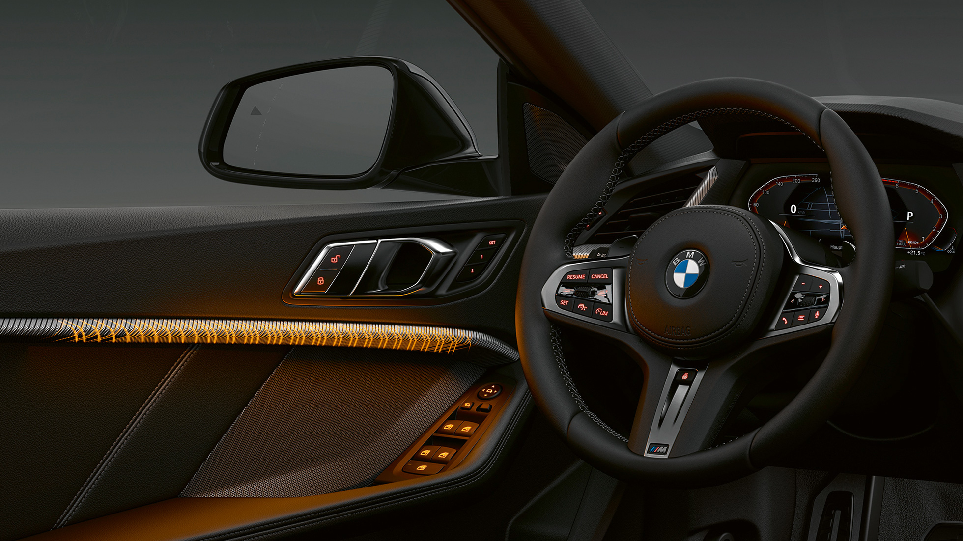 Підсвічування салону BMW 2 серії Gran Coupé Підсвічування салону BMW 2 серії Gran Coupé F44 інтер'єр