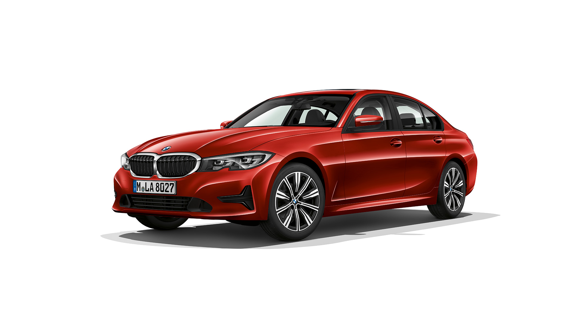 BMW 3 серії Седан, модель Advantage. Боковий знімок седана BMW 3 серії, модель Advantage.