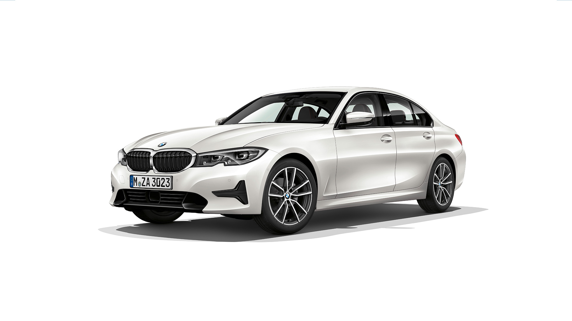 BMW 3 серії Седан, модель Sport Line. Боковий знімок BMW 3 серії Седан Sport Line.