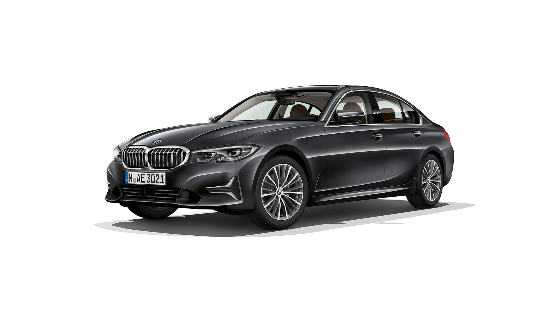 BMW 3 серії Седан, модель Luxury Line. Боковий знімок BMW 3 серії Седан Luxury Line.