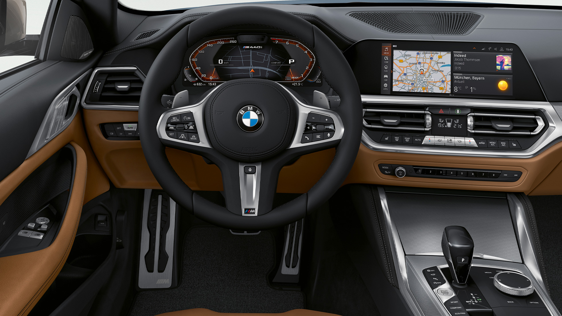 Кабіна BMW 4 серії Coupé G22 2020 BMW 4 серії Coupé G22 2020 салон кабіна