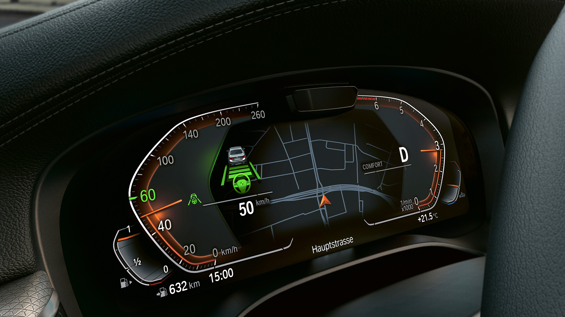 Автономне водіння BMW Personal CoPilot BMW 5 cерії Седан G30 Автономне водіння BMW Personal CoPilot BMW 5 cерії Седан G30 2020 дисплей керування інтер’єр
