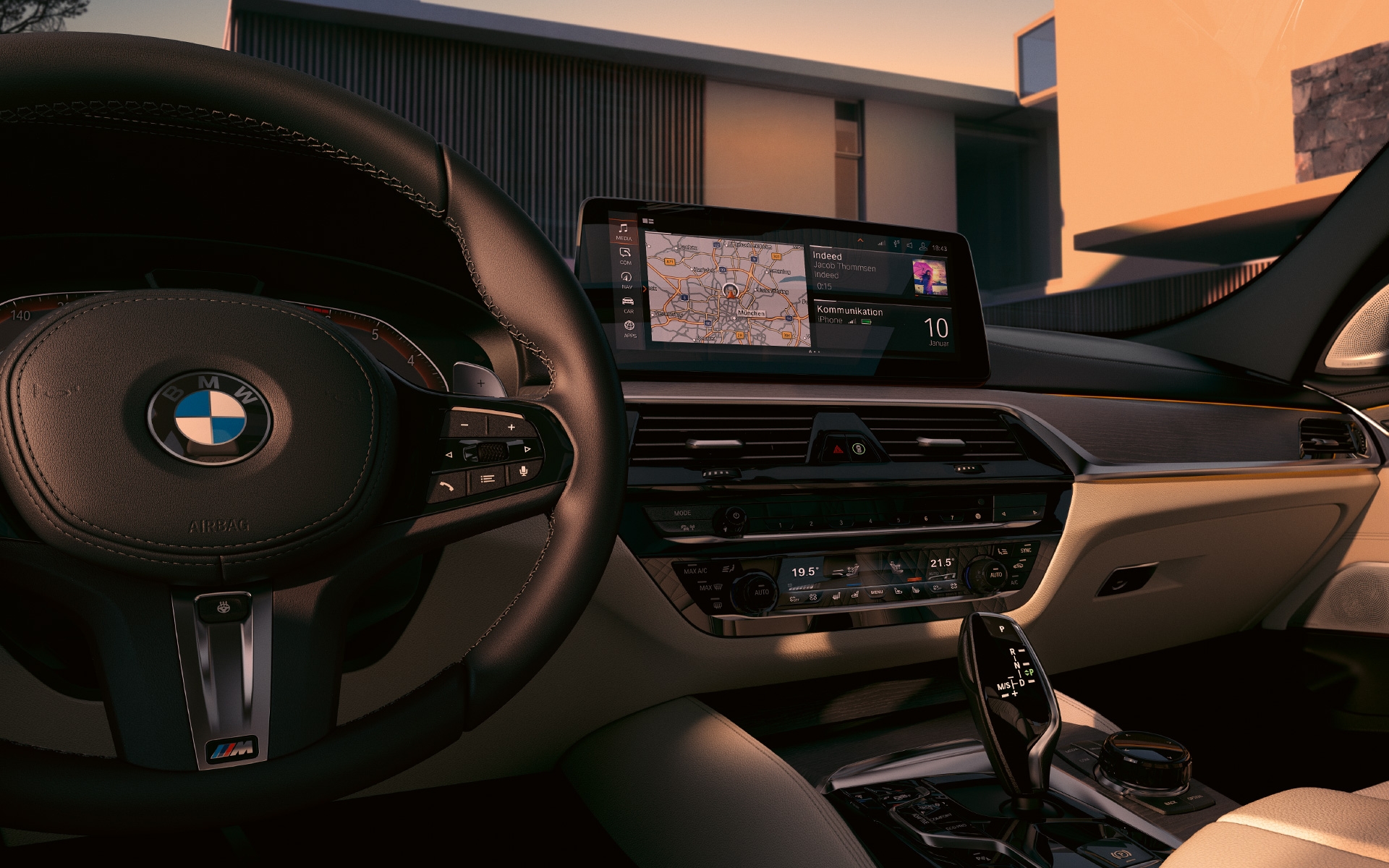 Кокпіт BMW 6 серії Gran Turismo 640i xDrive G32 2020, інтер’єр