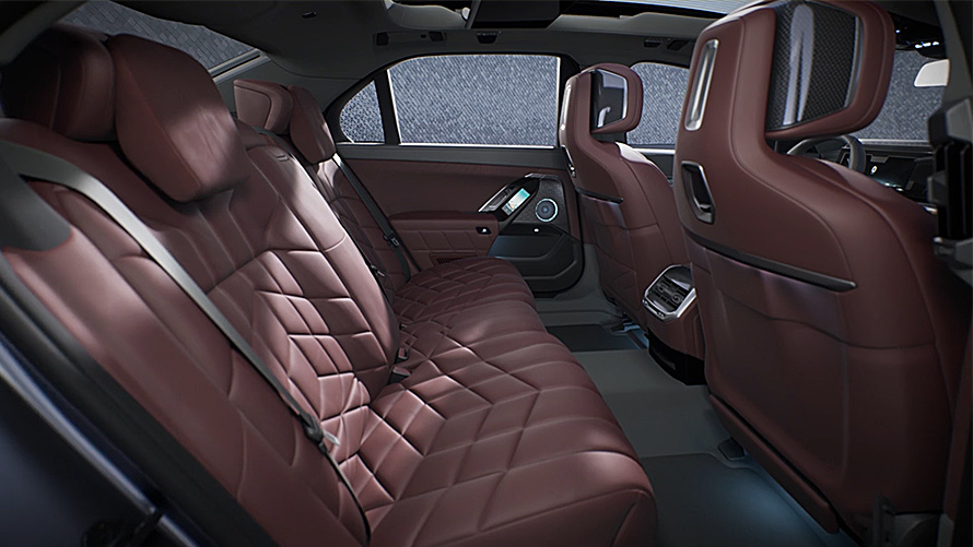BMW 7 серії Седан G70 ICE 740i в пакеті M Sport BMW 7 серії Седан G70 ICE 740i пакет M Sport, лаунж-зона
