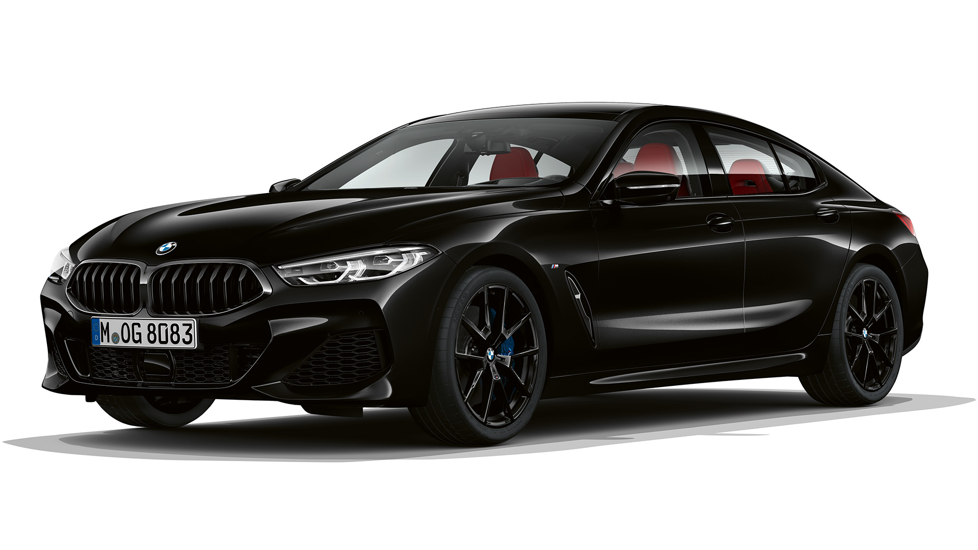 Пакет M Sport вид спереду з поворотом в три чверті BMW 8 серії Gran Coupé, пакет M Sport вид спереду з поворотом в три чверті