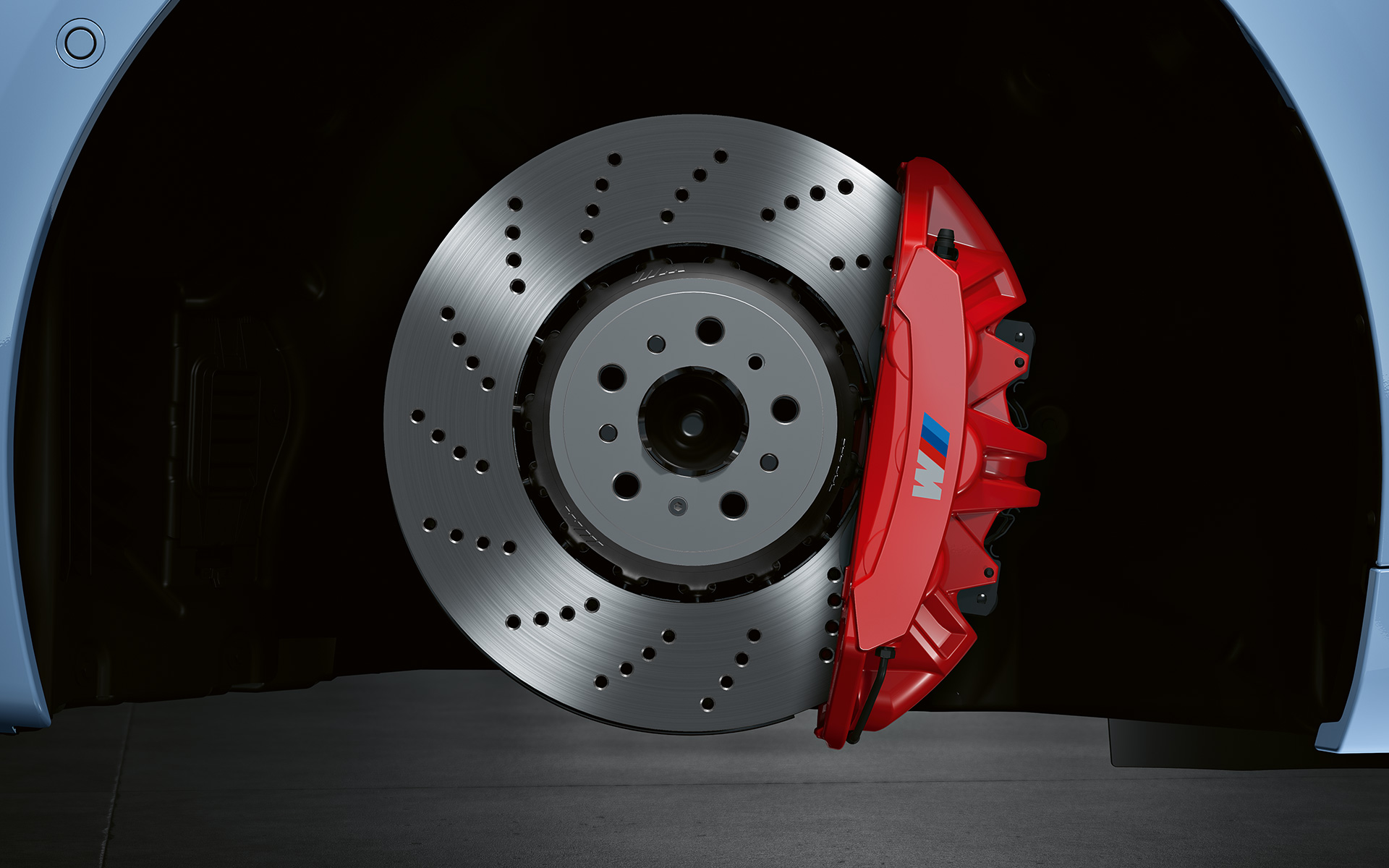 BMW M2 G87 гальма M Compound у червоному глянцевому кольорі Гальма M Compound у червоному глянцевому кольорі BMW M2 G87