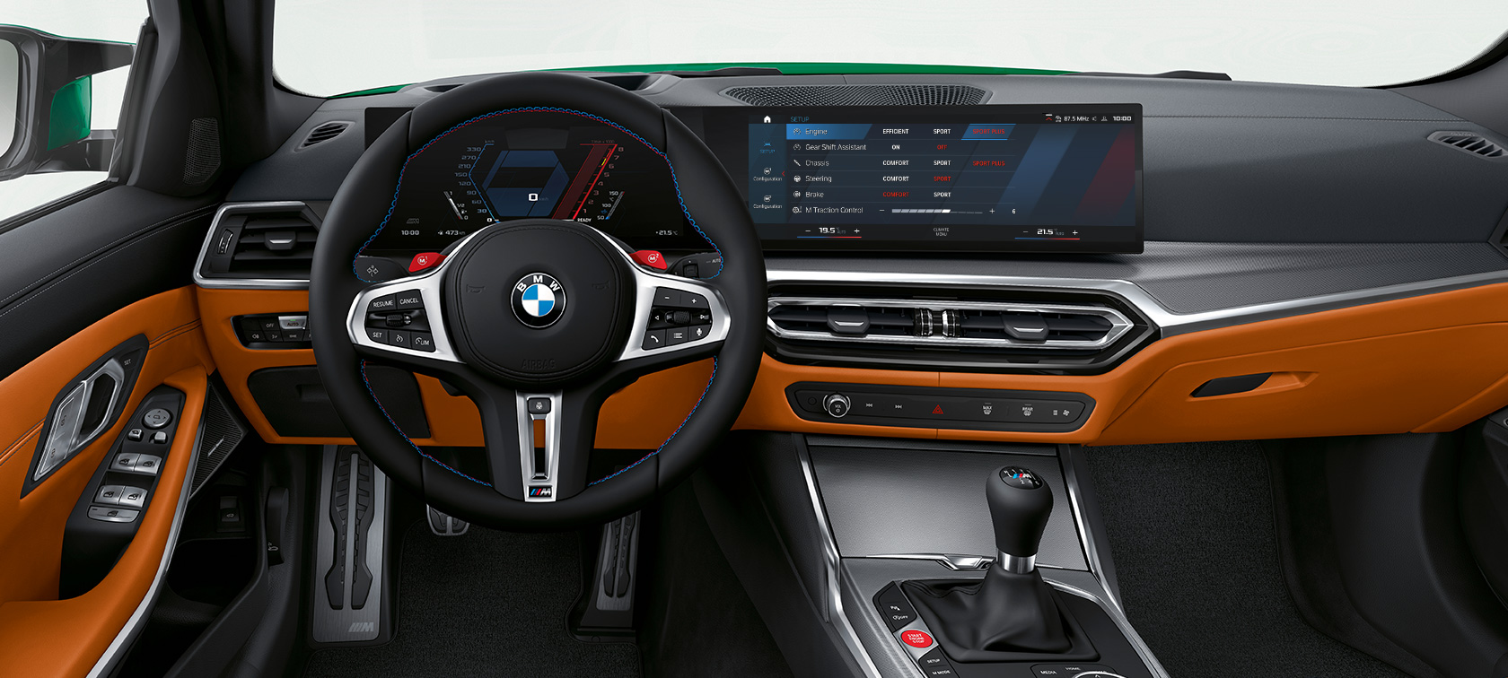 BMW M3 CS G80 кабіна BMW M3 CS G80 інтер’єр кабіна