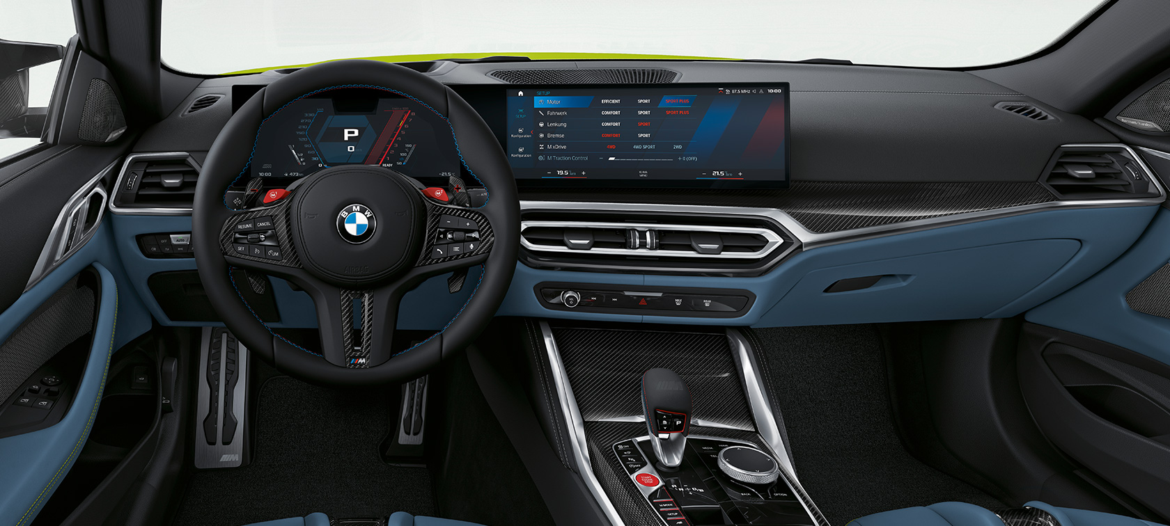 BMW M4 Coupé G82 2020 салон BMW M4 Coupé G82 2020 інтер’єр салон