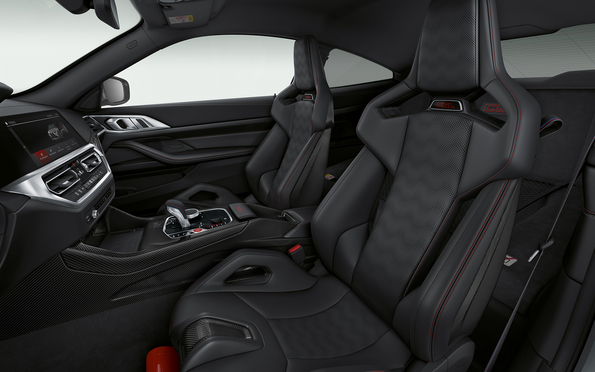 Карбонове ківшеподібне сидіння M Carbon BMW M4 CSL G82 BMW M4 CSL G82, салон, карбонове ківшеподібне сидіння M Carbon