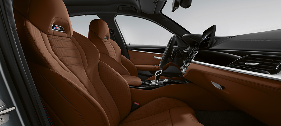 BMW Individual BMW M5 Седан F90 LCI 2020 повне оздоблення шкірою BMW Individual ‘Merino’ кольору Тартуфо/Чорний салон BMW Individual BMW M5 Седан F90 LCI 2020 повне оздоблення шкірою BMW Individual ‘Merino’ кольору Тартуфо/Чорний салон