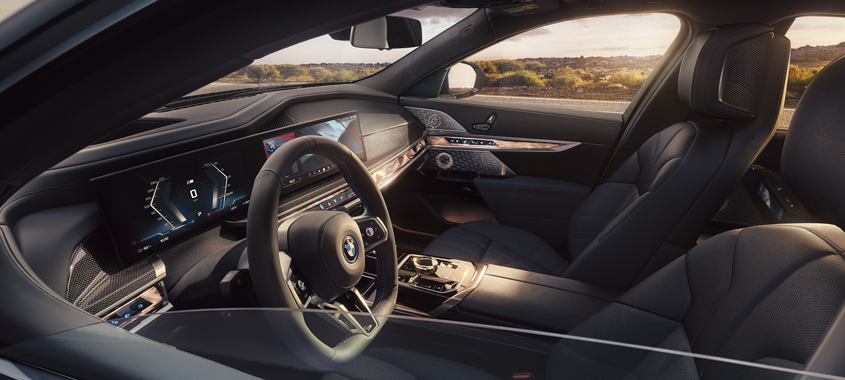 Відео, інтер’єр BMW i7 M70 xDrive Седан G70 BMW i7 M70 xDrive Седан G70, Відео, інтер’єр
