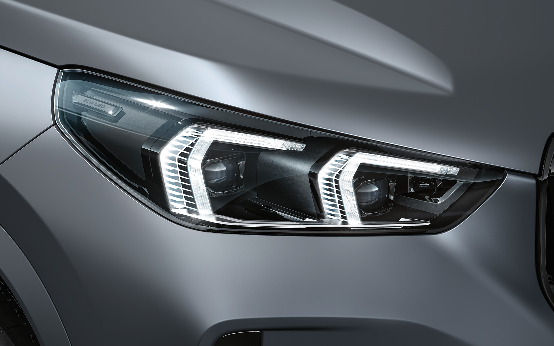 BMW X1 M35i xDrive, світлодіодні фари BMW X1 M35i xDrive, екстер’єр, світлодіодні фари