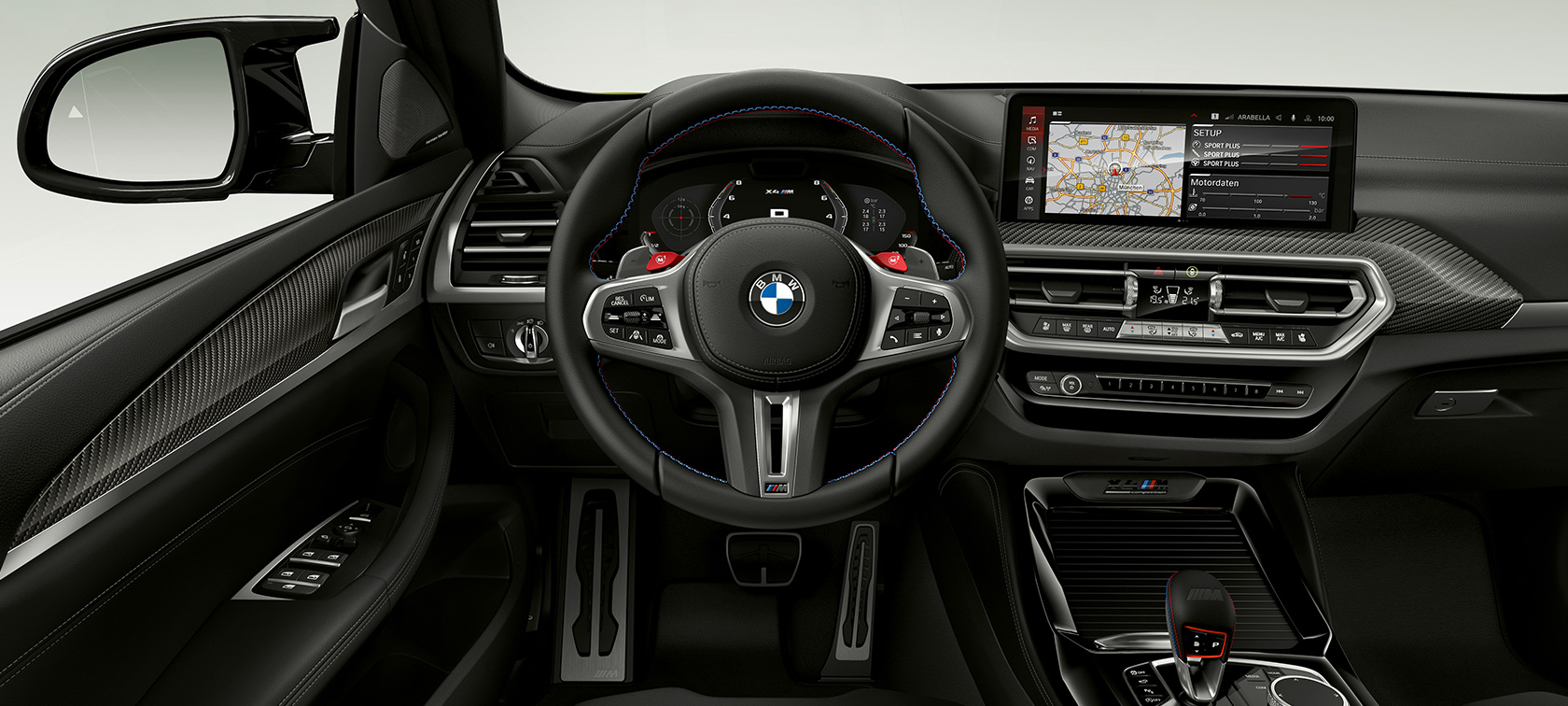 BMW X4 M Competition F98 LCI Facelift 2021, кокпіт, салон