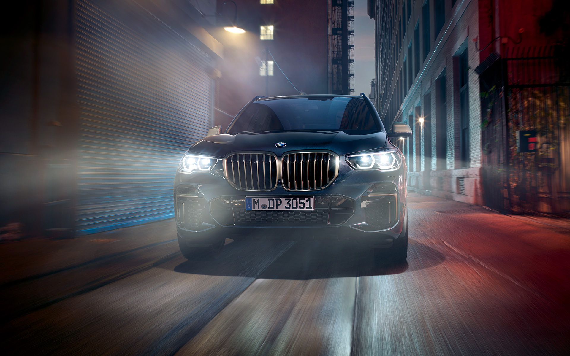 Решітка радіатора BMW в кольорі Cerium Grey BMW X5 M50i та M50d G05 2018 SUV Carbon black металік вид спереду