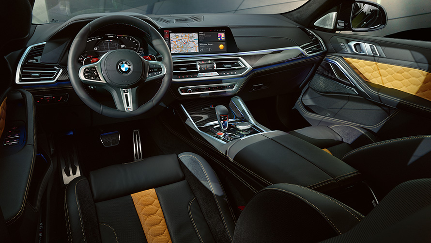 Кабіна BMW X6 M Competition F96 2020 SUV салон