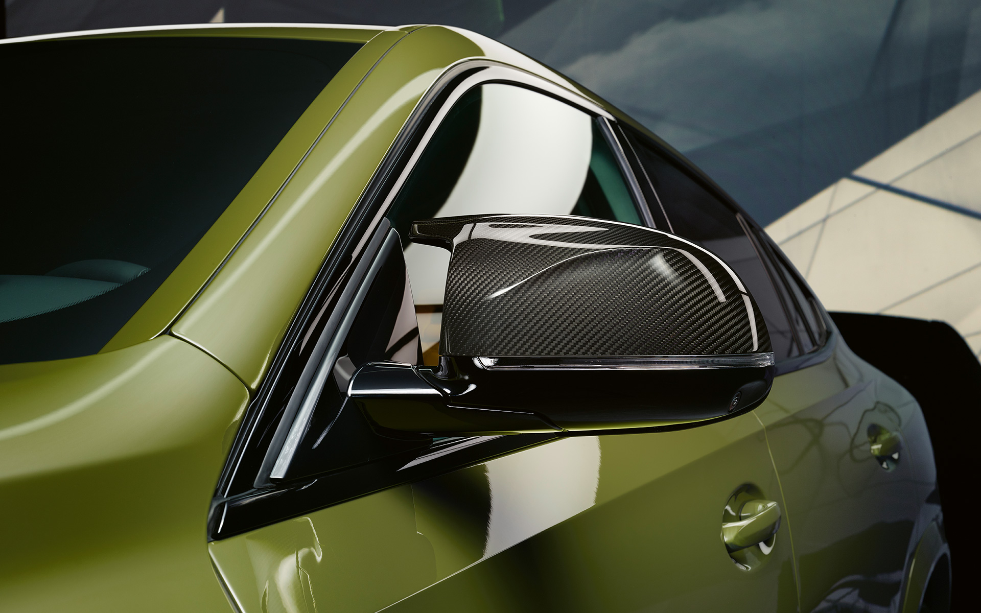 BMW X6 M Competition з корпусами дзеркал заднього виду M Carbon F96 2020 SUV екстер’єр