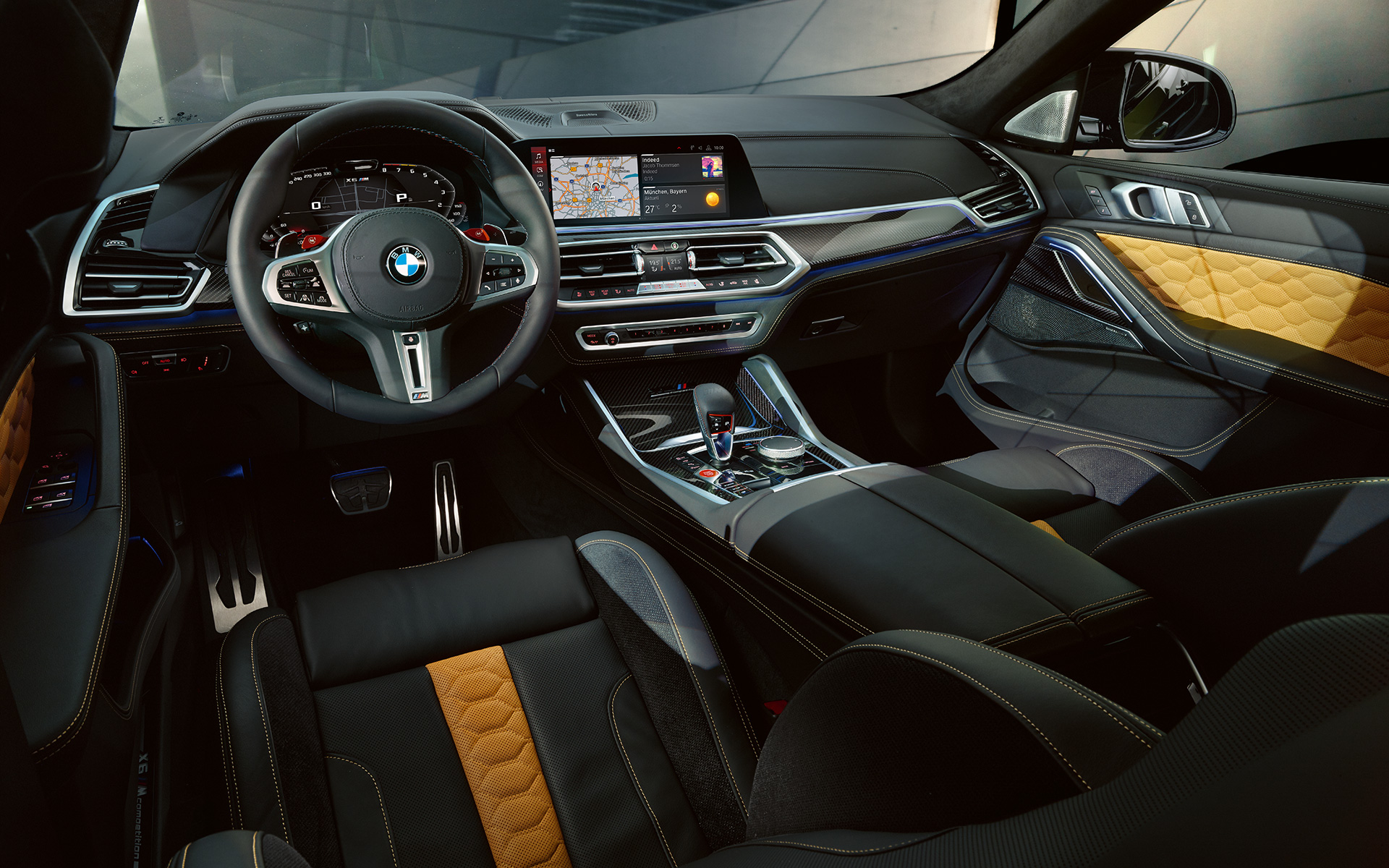 Кабіна BMW X6 M Competition F96 2020 SUV салон