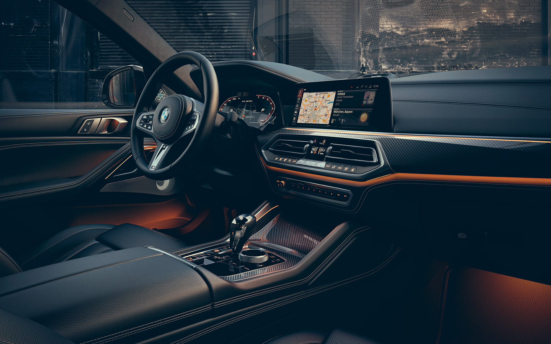 Орієнтована на водія кабіна BMW X6 M50i G06 2018 SUV