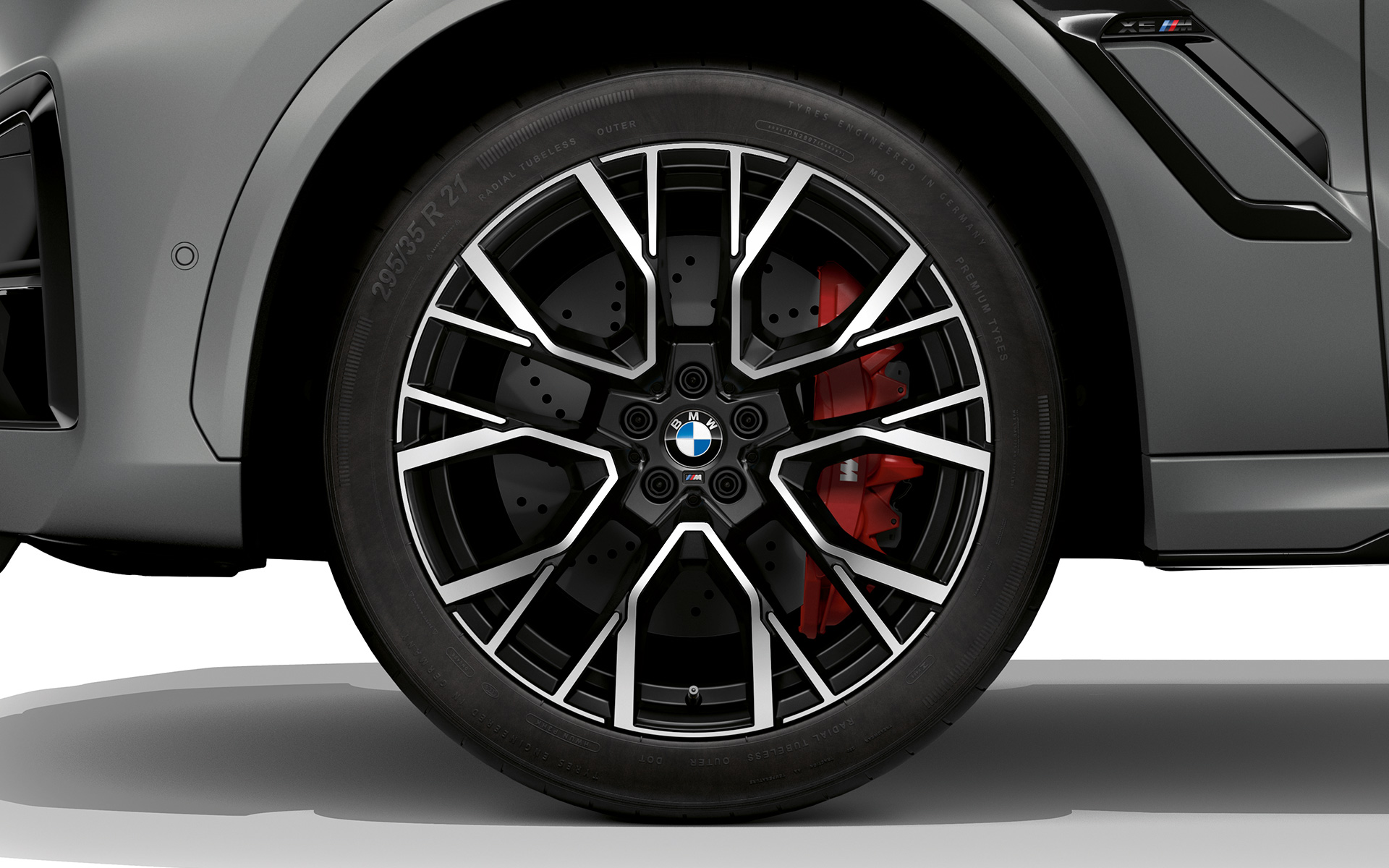 BMW X6 M Competition F96 21/22-дюймові легкосплавні диски М star spoke 818 M чорні BMW X6 M Competition F96 2023 21/22-дюймові легкосплавні диски М star spoke 818 M чорні