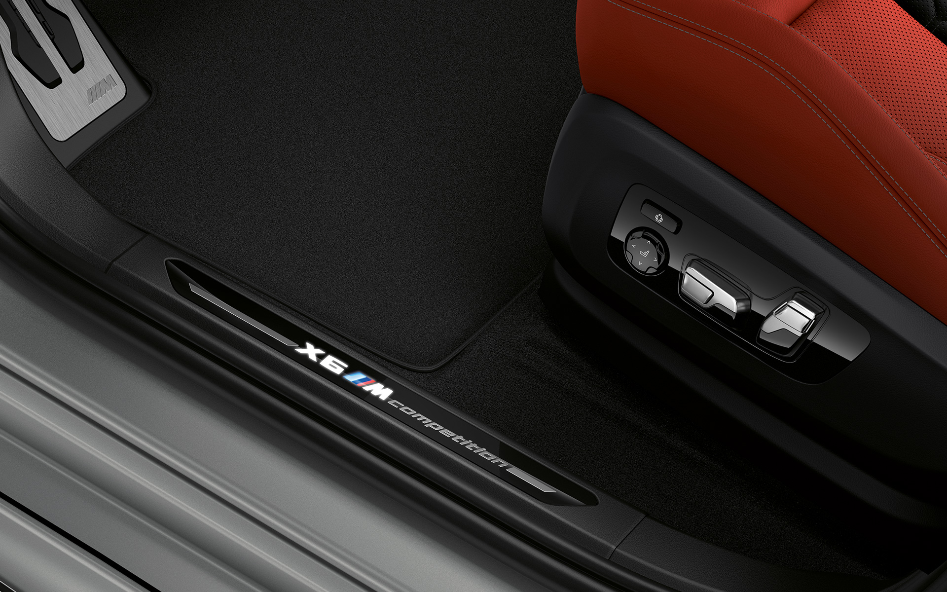 BMW X6 M Competition F96 2023 Накладки на пороги з підсвічуванням BMW X6 M Competition F96 2023 Накладки на пороги з підсвічуванням