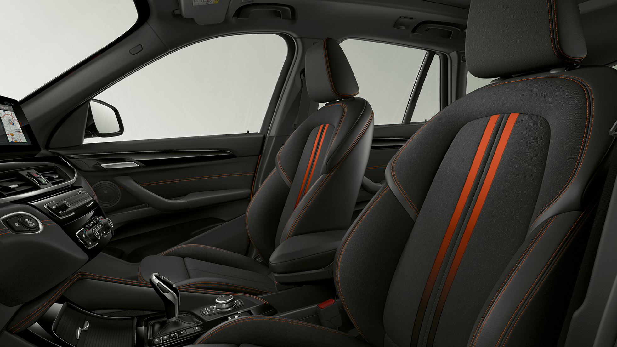 BMW X1, модель Sport Line, отделка BMW X1, модель Sport Line, салон с отделкой