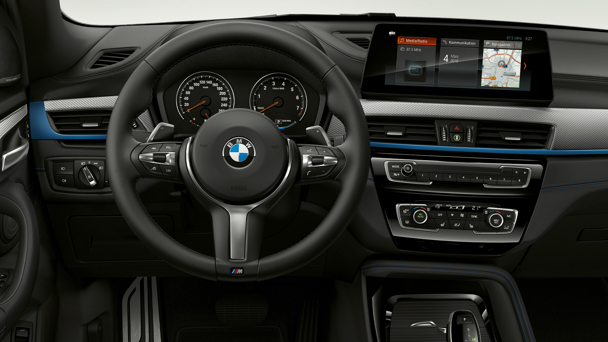 BMW X1, модель М Sport, салон BMW X1, модель М Sport, салон с кабиной