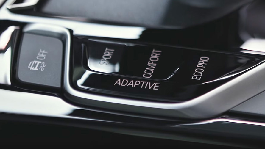 Плагін-гібрид BMW, режими їзди eDrive Плагін-гібрид BMW, вид з близького ракурсу на режими їзди eDrive