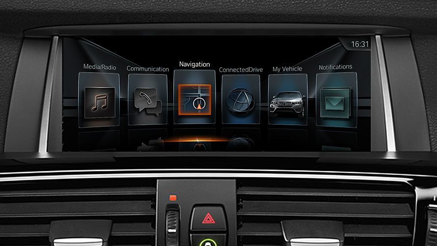 Навигационная система Professional с сенсорным контроллером iDrive Навигационная система Professional с сенсорным контроллером iDrive